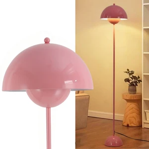 Mid-Century Modern Metal Bud Floor Lamp for Home and Office, Light Pink Indirect lighting, fits narrow spaces,fit for bedroom, living room & office, match with modern, industrial, farmhouse decor Mid-Century Modern Metal Bud Floor Lamp for Home and Office, Light Pink Indirect lighting, fits narrow spaces,fit for bedroom, living room & office, match with modern, industrial, farmhouse decor