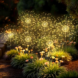 6Pack Solar Lights Outdoor, 120LED Firework Lights Fireworks Lights Solar Powered, Waterproof Fairy Garden Lights Decor Outside for Yard Pathway Lawn Patio(Warm White) 6Pack Solar Lights Outdoor, 120LED Firework Lights Fireworks Lights Solar Powered, Waterproof Fairy Garden Lights Decor Outside for Yard Pathway Lawn Patio(Warm White)