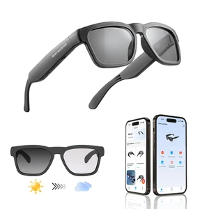 AI Smart Glasses, Photochromic Z87.1 OpenEar Bluetooth Sunglasses 165Language Translation, ChatGPT AI, 10H Playtime, Voice Control, HandsFree Calls & Music, Unisex for Travel & Daily Use AI Smart Glasses, Photochromic Z87.1 OpenEar Bluetooth Sunglasses 165Language Translation, ChatGPT AI, 10H Playtime, Voice Control, HandsFree Calls & Music, Unisex for Travel & Daily Use