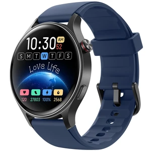 Smart Watch for Men Women,1.32" AMOLED Fitness Tracker (Navy Blue) Make & Answer Calls, Heart Rate & SpO2 Monitoring,Sleep & Activity Tracking, 3ATM Waterproof, iPhone & Android Compatible Smart Watch for Men Women,1.32" AMOLED Fitness Tracker (Navy Blue) Make & Answer Calls, Heart Rate & SpO2 Monitoring,Sleep & Activity Tracking, 3ATM Waterproof, iPhone & Android Compatible