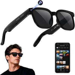 AI Smart Glasses with Camera, 4K Video, Real-Time Translation, AI Assistant Object Recognition, Open-Ear Speakers, Bluetooth Calling AI Smart Glasses with Camera, 4K Video, Real-Time Translation, AI Assistant Object Recognition, Open-Ear Speakers, Bluetooth Calling