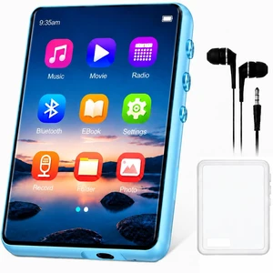 MP3 Player with Bluetooth 5.4, 64GB 2.4" Portable HiFi Music Player with FM Radio/HD Speaker/E-Book, Digital Music Player Earphones Included MP3 Player with Bluetooth 5.4, 64GB 2.4" Portable HiFi Music Player with FM Radio/HD Speaker/E-Book, Digital Music Player Earphones Included