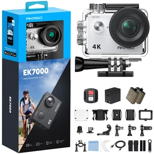 EK7000 4K30FPS 20MP WiFi Action Camera with EIS Ultra HD 131FT Waterproof Underwater Camera Remote Control 4X Zoom Support External Microphone EK7000 4K30FPS 20MP WiFi Action Camera with EIS Ultra HD 131FT Waterproof Underwater Camera Remote Control 4X Zoom Support External Microphone