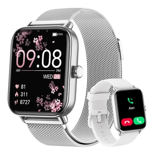 Smart Watches for Women Men (2 Bands), 1.85" HD Alexa Smart Watch for Android Phones & iphone Compatible, 120 Sport Modes Fitness Watch, Heart Rate/SpO2/Sleep Tracker, 3ATM Waterproof Pedometer Watch Smart Watches for Women Men (2 Bands), 1.85" HD Alexa Smart Watch for Android Phones & iphone Compatible, 120 Sport Modes Fitness Watch, Heart Rate/SpO2/Sleep Tracker, 3ATM Waterproof Pedometer Watch