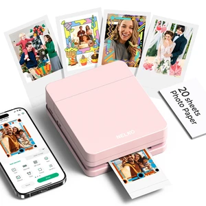 PP01 Photo Printer, 2x3 Portable Photo Printer, Mini Printer, Pink Instant Color Inkjet Printer for Smartphone, Sticky-Back Photos, Bluetooth Compatible with iOS & Android, AI App Editing PP01 Photo Printer, 2x3 Portable Photo Printer, Mini Printer, Pink Instant Color Inkjet Printer for Smartphone, Sticky-Back Photos, Bluetooth Compatible with iOS & Android, AI App Editing