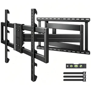 41.3" Long Arm TV Wall Mount for 42-100" TVs Holds up to 176lbs Long Arm TV Mount Swivel ±90° & Tilt ±10° & Level ±5°, 3 Level Height Adjustment, Max VESA 800x600mm, Fits 16"/18"/24" Stud 41.3" Long Arm TV Wall Mount for 42-100" TVs Holds up to 176lbs Long Arm TV Mount Swivel ±90° & Tilt ±10° & Level ±5°, 3 Level Height Adjustment, Max VESA 800x600mm, Fits 16"/18"/24" Stud