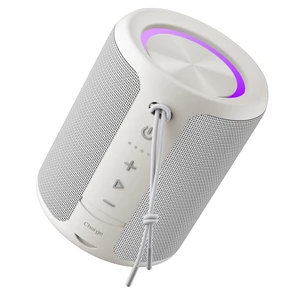 Portable Bluetooth Speaker, IPX7 Waterproof Wireless Speaker with 20W Loud Stereo Sound, 15H Playtime & Beat-Synced RGB Light, Small Outdoor Speaker for Shower, Pool, Beach,Hiking,Gifts(Gray) Portable Bluetooth Speaker, IPX7 Waterproof Wireless Speaker with 20W Loud Stereo Sound, 15H Playtime & Beat-Synced RGB Light, Small Outdoor Speaker for Shower, Pool, Beach,Hiking,Gifts(Gray)