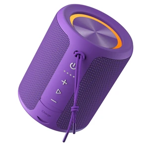 Portable Bluetooth Speaker, IPX7 Waterproof Wireless Speaker with 20W Loud Stereo Sound, 15H Playtime & Beat-Synced RGB Light, Small Outdoor Speaker for Shower,Pool,Beach,Hiking,Gifts(Purple) Portable Bluetooth Speaker, IPX7 Waterproof Wireless Speaker with 20W Loud Stereo Sound, 15H Playtime & Beat-Synced RGB Light, Small Outdoor Speaker for Shower,Pool,Beach,Hiking,Gifts(Purple)