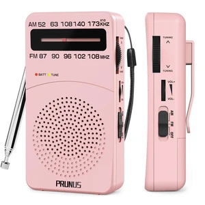 J-166 Portable Radio AM FM, Battery Operated Radio Tuning Light, Back Clip, Layard, Excellent Reception, AM FM Radios Portable, Transistor Radios J-166 Portable Radio AM FM, Battery Operated Radio Tuning Light, Back Clip, Layard, Excellent Reception, AM FM Radios Portable, Transistor Radios
