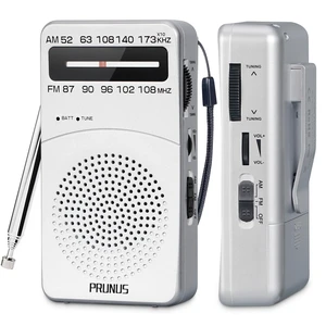 J-166 Portable Radio AM FM, Battery Operated Radio Tuning Light, Back Clip, Layard, Excellent Reception, AM FM Radios Portable, Transistor Radios J-166 Portable Radio AM FM, Battery Operated Radio Tuning Light, Back Clip, Layard, Excellent Reception, AM FM Radios Portable, Transistor Radios