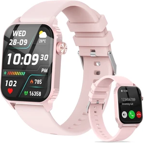 Smartwatch with 1.83 inches Screen, 120 Workout Modes, Bluetooth Call & Alarm Clock, IP67 Waterproof Smart Watch with Heart Rate, Sleep Tracker for iPhone, Android (Pink) Smartwatch with 1.83 inches Screen, 120 Workout Modes, Bluetooth Call & Alarm Clock, IP67 Waterproof Smart Watch with Heart Rate, Sleep Tracker for iPhone, Android (Pink)