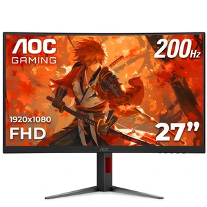 27 Inch Curved Gaming Monitor FHD 200Hz VA 0.3ms HDR, C27G4H2 1920×1080 Computer Monitor, Adaptive-Sync, DP 1.4, HDMI 2.0, Earphone Out, VESA Mount, Console Ready 27 Inch Curved Gaming Monitor FHD 200Hz VA 0.3ms HDR, C27G4H2 1920×1080 Computer Monitor, Adaptive-Sync, DP 1.4, HDMI 2.0, Earphone Out, VESA Mount, Console Ready