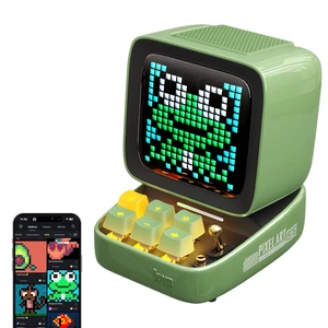 Ditoo Retro Pixel Art 15W Bluetooth Speaker,Cute Speaker with Alarm, White Noise & Mini Games,Iconic Desk Setup Speaker with 16X16 LED App Controlled Front Screen,Gifts for Anyone (Green) Ditoo Retro Pixel Art 15W Bluetooth Speaker,Cute Speaker with Alarm, White Noise & Mini Games,Iconic Desk Setup Speaker with 16X16 LED App Controlled Front Screen,Gifts for Anyone (Green)