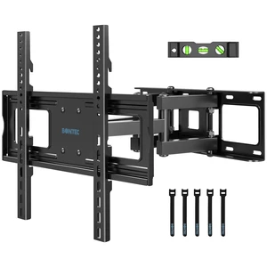 Full Motion TV Wall Mountfor 23-70 Inch TVs, Swivel Tilt Dual Arms Hold up to 99 lbs, Max VESA 400x400mm, Adjustable Viewing Angle, Fits 16" Wood Studs, Easy Assembly Full Motion TV Wall Mountfor 23-70 Inch TVs, Swivel Tilt Dual Arms Hold up to 99 lbs, Max VESA 400x400mm, Adjustable Viewing Angle, Fits 16" Wood Studs, Easy Assembly
