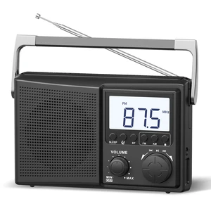 AM FM Bluetooth Radio AC/Battery Powered White Noise Headphone Jack Strong reception,stable signal, AC power and 2*D cell battery, tuning knob,clear dial,big speaker,gift for elders daily use AM FM Bluetooth Radio AC/Battery Powered White Noise Headphone Jack Strong reception,stable signal, AC power and 2*D cell battery, tuning knob,clear dial,big speaker,gift for elders daily use