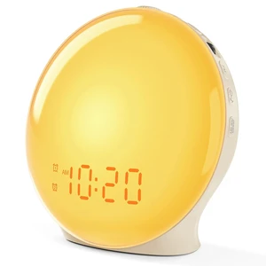 Full-Screen Wake Up Light Sunrise Alarm Clocks for Bedrooms, White Noise Machine for Heavy Sleepers, 25 Natural Sounds, Dual Alarms, FM Radio, 17 Dimmable Colors, Bluetooth Speaker Full-Screen Wake Up Light Sunrise Alarm Clocks for Bedrooms, White Noise Machine for Heavy Sleepers, 25 Natural Sounds, Dual Alarms, FM Radio, 17 Dimmable Colors, Bluetooth Speaker