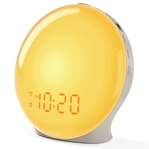 Full-Screen Wake Up Light Sunrise Alarm Clocks for Bedrooms, White Noise Machine for Heavy Sleepers, 25 Natural Sounds, Dual Alarms, FM Radio, 17 Dimmable Colors, Bluetooth Speaker Full-Screen Wake Up Light Sunrise Alarm Clocks for Bedrooms, White Noise Machine for Heavy Sleepers, 25 Natural Sounds, Dual Alarms, FM Radio, 17 Dimmable Colors, Bluetooth Speaker