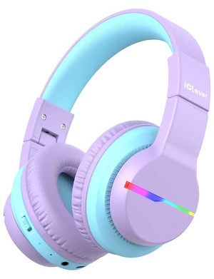 BTH12 Kids Bluetooth Headphones 85H Playtime with LED Lights Travel SafeSound Tech, Stereo Sound, USB C Charging AUX Cable Over Ear Built-in Mic, Kids Wireless Headphones for Toddler Boys Girls BTH12 Kids Bluetooth Headphones 85H Playtime with LED Lights Travel SafeSound Tech, Stereo Sound, USB C Charging AUX Cable Over Ear Built-in Mic, Kids Wireless Headphones for Toddler Boys Girls
