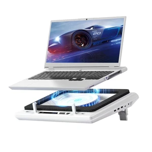 V12 Gaming Laptop Cooling Pad Laptop Cooler Laptop Cooling Fan Stand 5.5 Inch Turbofan, Airtight Pressure Chamber, for 15.6-19in Laptop, Adjustable Speed, Dustproof, 3-Port Hub, White (No RGB) V12 Gaming Laptop Cooling Pad Laptop Cooler Laptop Cooling Fan Stand 5.5 Inch Turbofan, Airtight Pressure Chamber, for 15.6-19in Laptop, Adjustable Speed, Dustproof, 3-Port Hub, White (No RGB)