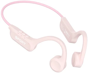 Bone Conduction Earbuds, Open Ear Headphones Bluetooth 6.0, Wireless Headphones 8H Playtime, IPX6 Waterproof Sport Headphones for Sports, Pink Bone Conduction Earbuds, Open Ear Headphones Bluetooth 6.0, Wireless Headphones 8H Playtime, IPX6 Waterproof Sport Headphones for Sports, Pink
