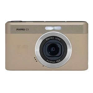 PIXPRO C1 Digital Camera, 13MP Compact Point & Shoot (Tan) 1080p HD Video, 4X Optical Zoom, 180 Degree Flip Screen PIXPRO C1 Digital Camera, 13MP Compact Point & Shoot (Tan) 1080p HD Video, 4X Optical Zoom, 180 Degree Flip Screen