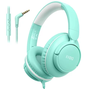 Headphones Wired with Mic,3.5mm Plug Headphones for School Green Over Ear Foldable Wired Headphones for Audlt Teens Classroom Travel Airplane, 4.9ft Tangle-Free Cord for Tablet Laptop Phone Headphones Wired with Mic,3.5mm Plug Headphones for School Green Over Ear Foldable Wired Headphones for Audlt Teens Classroom Travel Airplane, 4.9ft Tangle-Free Cord for Tablet Laptop Phone