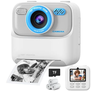 Kids Instant Digital Cameras for Boys and Girls, 1080P HD Dual-Lens Selfie Digital Camera with Print Paper & TF Card, Christmas Birthday Gifts Toys for Toddler and Teenagers Age 3-16 Years Old Kids Instant Digital Cameras for Boys and Girls, 1080P HD Dual-Lens Selfie Digital Camera with Print Paper & TF Card, Christmas Birthday Gifts Toys for Toddler and Teenagers Age 3-16 Years Old