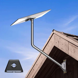Standard 4/4X Mount for Starlink, Adjustable Wall/Roof Mounting Kit Compatible with Starlink Standard V3Include Aluminum Pipe Adapter (Extended Mount) Standard 4/4X Mount for Starlink, Adjustable Wall/Roof Mounting Kit Compatible with Starlink Standard V3Include Aluminum Pipe Adapter (Extended Mount)