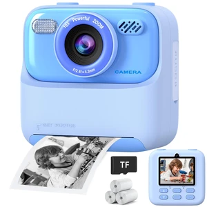 Kids Instant Digital Cameras for Boys and Girls, 1080P HD Dual-Lens Selfie Digital Camera with Print Paper & TF Card, Christmas Birthday Gifts Toys for Toddler and Teenagers Age 3-16 Years Old Kids Instant Digital Cameras for Boys and Girls, 1080P HD Dual-Lens Selfie Digital Camera with Print Paper & TF Card, Christmas Birthday Gifts Toys for Toddler and Teenagers Age 3-16 Years Old