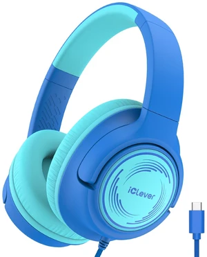 C371 USB C Kids Headphones with Cord for School Boys Girls Travel SafeSound Tech3.0, Stereo Sound, Foldable, Durable Headband, Lightweight, Safe Wired Headphones for Kids, Ocean Blue C371 USB C Kids Headphones with Cord for School Boys Girls Travel SafeSound Tech3.0, Stereo Sound, Foldable, Durable Headband, Lightweight, Safe Wired Headphones for Kids, Ocean Blue