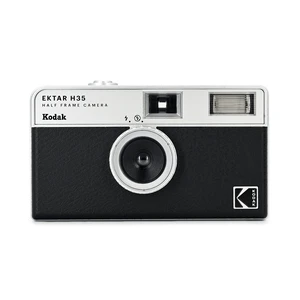 EKTAR H35 Half Frame Film Camera, 35mm, Reusable, Focus-Free, Lightweight, Easy-to-Use (Black) (Film & AAA Battery are not Included) EKTAR H35 Half Frame Film Camera, 35mm, Reusable, Focus-Free, Lightweight, Easy-to-Use (Black) (Film & AAA Battery are not Included)