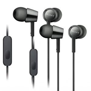 MDREX155AP in-Ear Earbud Headphones/Headset with mic for Phone Call,Black (MDR-EX155AP/B),(Pack of 2) MDREX155AP in-Ear Earbud Headphones/Headset with mic for Phone Call,Black (MDR-EX155AP/B),(Pack of 2)