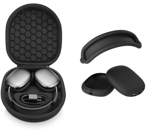 Smart Case for Apple AirPods Max 2 Supports Sleep Mode, Hard Travel Bag with AirPods Max Silicone Earpad Cover and Headband Cover Anti-Scratch Accessories, Hard Organizer Portable Carry Travel Smart Case for Apple AirPods Max 2 Supports Sleep Mode, Hard Travel Bag with AirPods Max Silicone Earpad Cover and Headband Cover Anti-Scratch Accessories, Hard Organizer Portable Carry Travel
