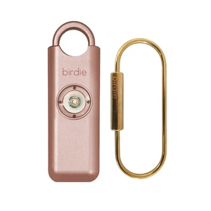 Shes BirdieThe Original Personal Safety Alarm for Women by WomenLoud Siren, Strobe Light and Key Chain in a Variety of Colors (Metallic Rose) Shes BirdieThe Original Personal Safety Alarm for Women by WomenLoud Siren, Strobe Light and Key Chain in a Variety of Colors (Metallic Rose)