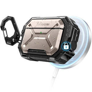 for AirPods Pro 3 Case IP68 Waterproof, Champagne Case for iPods Pro 3, Compatible with MagSafe, Military Grade Protective Cover with Secure Lock, Keychain, Phone Stand (2025) for AirPods Pro 3 Case IP68 Waterproof, Champagne Case for iPods Pro 3, Compatible with MagSafe, Military Grade Protective Cover with Secure Lock, Keychain, Phone Stand (2025)