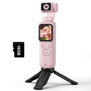 4K Vlogging Camera, Pocket Digital Camera, 330° Rotating Lens Auto subject framing and WiFi sharing for YouTube, TikTok and travel, includes 16GB card, mini tripod and carrying bag 4K Vlogging Camera, Pocket Digital Camera, 330° Rotating Lens Auto subject framing and WiFi sharing for YouTube, TikTok and travel, includes 16GB card, mini tripod and carrying bag
