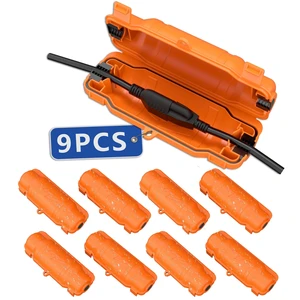 9 Pack Outdoor Extension Cord Safety Cover, Waterproof, Orange Weatherproof Electrical Box for Plug and Socket, IP54 Water Resistant Seal, Protects Outdoor Connections and Holiday Lights 9 Pack Outdoor Extension Cord Safety Cover, Waterproof, Orange Weatherproof Electrical Box for Plug and Socket, IP54 Water Resistant Seal, Protects Outdoor Connections and Holiday Lights