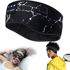 Sleep Headphones Bluetooth Headband Music Wireless Headband Headphones with Thin HD Stereo Speakers Perfect for Side Sleepers, Sport, Yoga, Travel Sleep Headphones Bluetooth Headband Music Wireless Headband Headphones with Thin HD Stereo Speakers Perfect for Side Sleepers, Sport, Yoga, Travel
