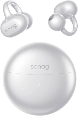 S6S Ultra Open Ear Earbuds Clip On Wireless Bluetooth Headphones Running Comfortable Lightweight Stable Fit Gym Sports Headphones 42 Playtime IP67 Waterproof Powerful Sound White S6S Ultra Open Ear Earbuds Clip On Wireless Bluetooth Headphones Running Comfortable Lightweight Stable Fit Gym Sports Headphones 42 Playtime IP67 Waterproof Powerful Sound White