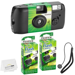 QuickSnap Flash 400 Disposable 35mm Camera + Hand Strap + Quality Photo Microfiber Cloth (2 Pack) QuickSnap Flash 400 Disposable 35mm Camera + Hand Strap + Quality Photo Microfiber Cloth (2 Pack)