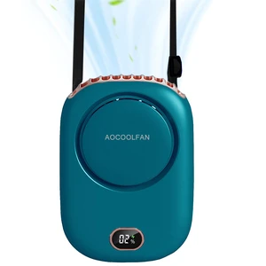 Portable Neck Fan, Mini Small Personal Handheld Fan USB Rechargeable 3 Speed for Girls Boys Woman Eyelash Travel Home Office Outdoor (Blue) Portable Neck Fan, Mini Small Personal Handheld Fan USB Rechargeable 3 Speed for Girls Boys Woman Eyelash Travel Home Office Outdoor (Blue)
