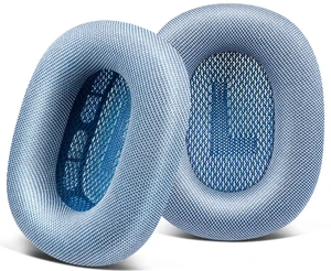 Ear Cushions for AirPods Max 1 & 2 Replacement EarPads Ear Pads Cups Covers with Durable Mesh Fabric, Softer Foam Color Ear Cushions for AirPods Max 1 & 2 Replacement EarPads Ear Pads Cups Covers with Durable Mesh Fabric, Softer Foam Color