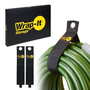 Heavy-Duty Straps, 28-inch (2 Pack) Hook and Loop Garden Hose Hanger, Pool Hose Storage Organizer for Cords, Hoses, Tow Rope, Building Materials Heavy-Duty Straps, 28-inch (2 Pack) Hook and Loop Garden Hose Hanger, Pool Hose Storage Organizer for Cords, Hoses, Tow Rope, Building Materials