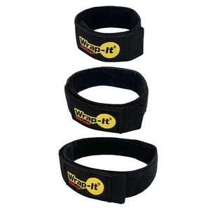 Quick-Straps by - Assorted 20-Pack Black Hook and Loop Hose and Cable Organizers Quick-Straps by - Assorted 20-Pack Black Hook and Loop Hose and Cable Organizers