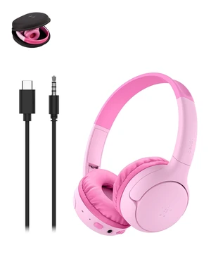 SoundForm Mini 2 Kids Headphones, Wireless & Wired, 55H Playtime Headphones for Kids with Case, Built-in Microphone, Audio Sharing, 85dB Limit, for School, Classroom, Travel, iPad, Tablet SoundForm Mini 2 Kids Headphones, Wireless & Wired, 55H Playtime Headphones for Kids with Case, Built-in Microphone, Audio Sharing, 85dB Limit, for School, Classroom, Travel, iPad, Tablet