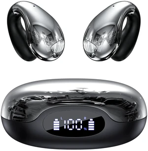 Upgraded Clip-on Ear Earbuds, Bluetooth 6.1 Wireless Open Ear Headphones, Comfortable Fit with Crystal Clear Sound, 50-Hour Battery Life, Open-Ear Wireless Headphones for Gym & Outdoor Sports, Black Upgraded Clip-on Ear Earbuds, Bluetooth 6.1 Wireless Open Ear Headphones, Comfortable Fit with Crystal Clear Sound, 50-Hour Battery Life, Open-Ear Wireless Headphones for Gym & Outdoor Sports, Black