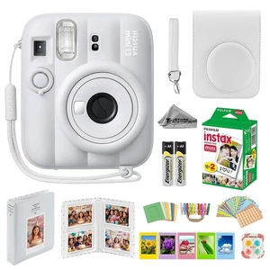 Instax Mini 13 White Instant Camera with 20-Sheet Film Set Includes Instax Mini 13 camera, 20-sheet film, carrying case, photo album, color filters, and assorted photo frames Instax Mini 13 White Instant Camera with 20-Sheet Film Set Includes Instax Mini 13 camera, 20-sheet film, carrying case, photo album, color filters, and assorted photo frames