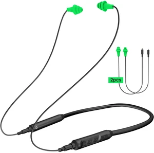 Bluetooth Work Headphones, Earplug Headphones for Ear Protection Replaceable Earbud Cables, Looks Like Safety Earplugs with Bluetooth Hearing Protection and 29dB Noise Reduction Bluetooth Work Headphones, Earplug Headphones for Ear Protection Replaceable Earbud Cables, Looks Like Safety Earplugs with Bluetooth Hearing Protection and 29dB Noise Reduction
