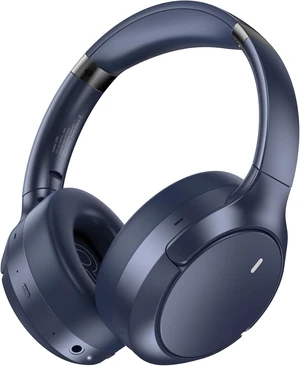 Hybrid ANC Wireless Over-Ear Headphones, 100H Playtime, Hi-Res Audio, Bluetooth 6.0, Multi-Mode Noise Cancellation, Comfort Fit, iOS & Android Compatible, Foldable Design, Travel-Friendly (Blue) Hybrid ANC Wireless Over-Ear Headphones, 100H Playtime, Hi-Res Audio, Bluetooth 6.0, Multi-Mode Noise Cancellation, Comfort Fit, iOS & Android Compatible, Foldable Design, Travel-Friendly (Blue)