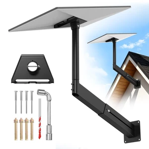 Standard 4/4X Telescoping Mount for Starlink, Adjusatble Gen 3 Roof Mounting Kit with Alumium Adapter, Sturdy Wall and Eave Mounting Kit for Outdoor Use Standard 4/4X Telescoping Mount for Starlink, Adjusatble Gen 3 Roof Mounting Kit with Alumium Adapter, Sturdy Wall and Eave Mounting Kit for Outdoor Use